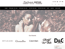 Tablet Screenshot of perfume-empire.com